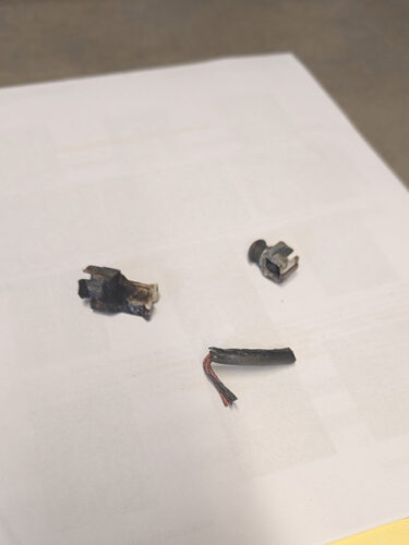 Broken electrical socket